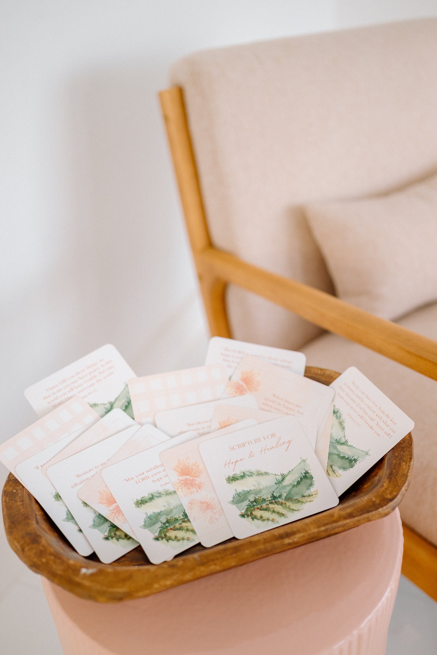 Relcaimed Scripture Cards