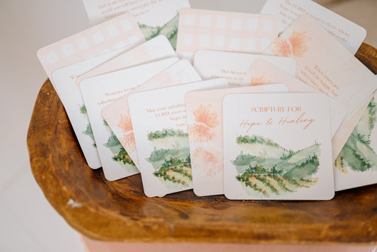 Relcaimed Scripture Cards