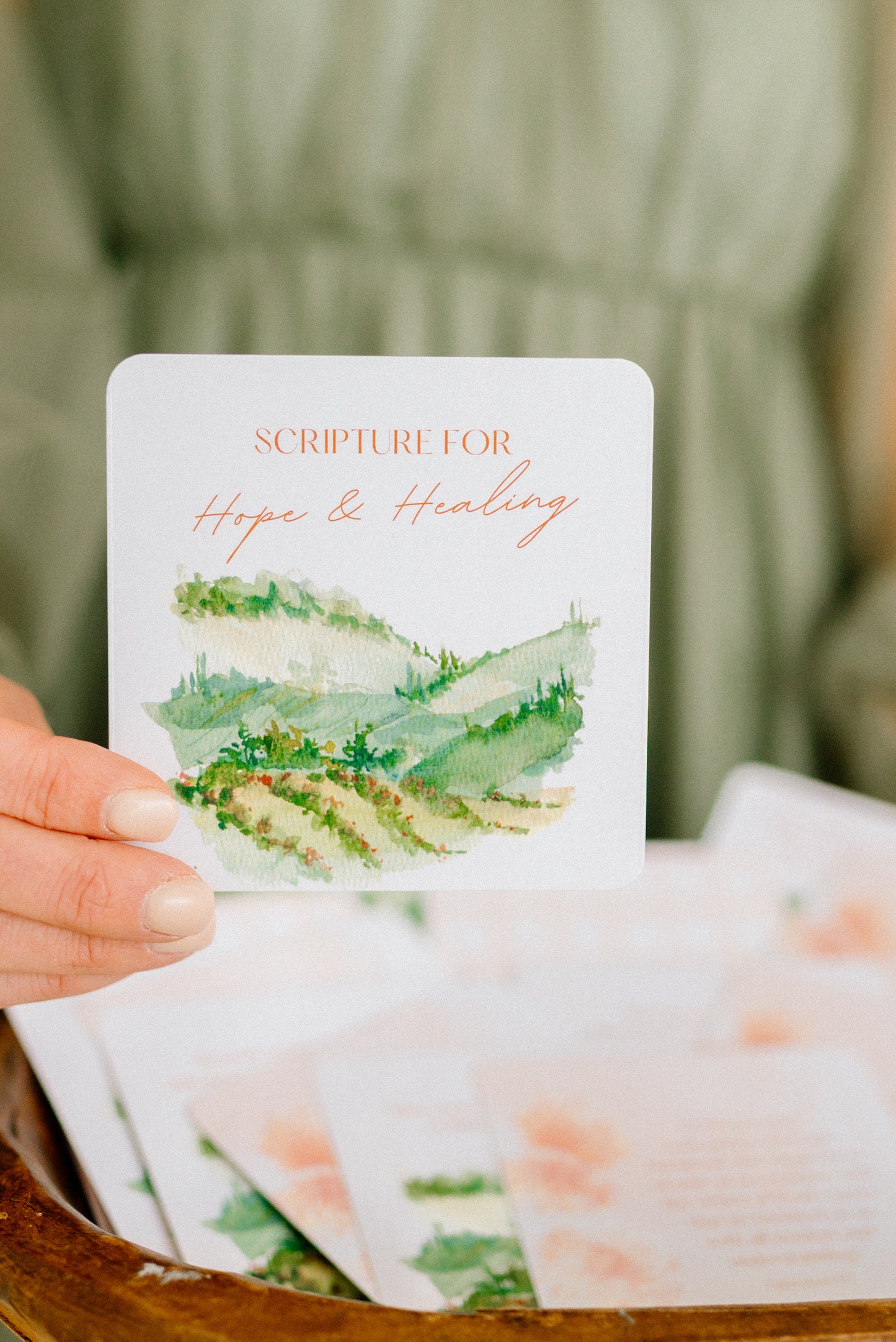Relcaimed Scripture Cards