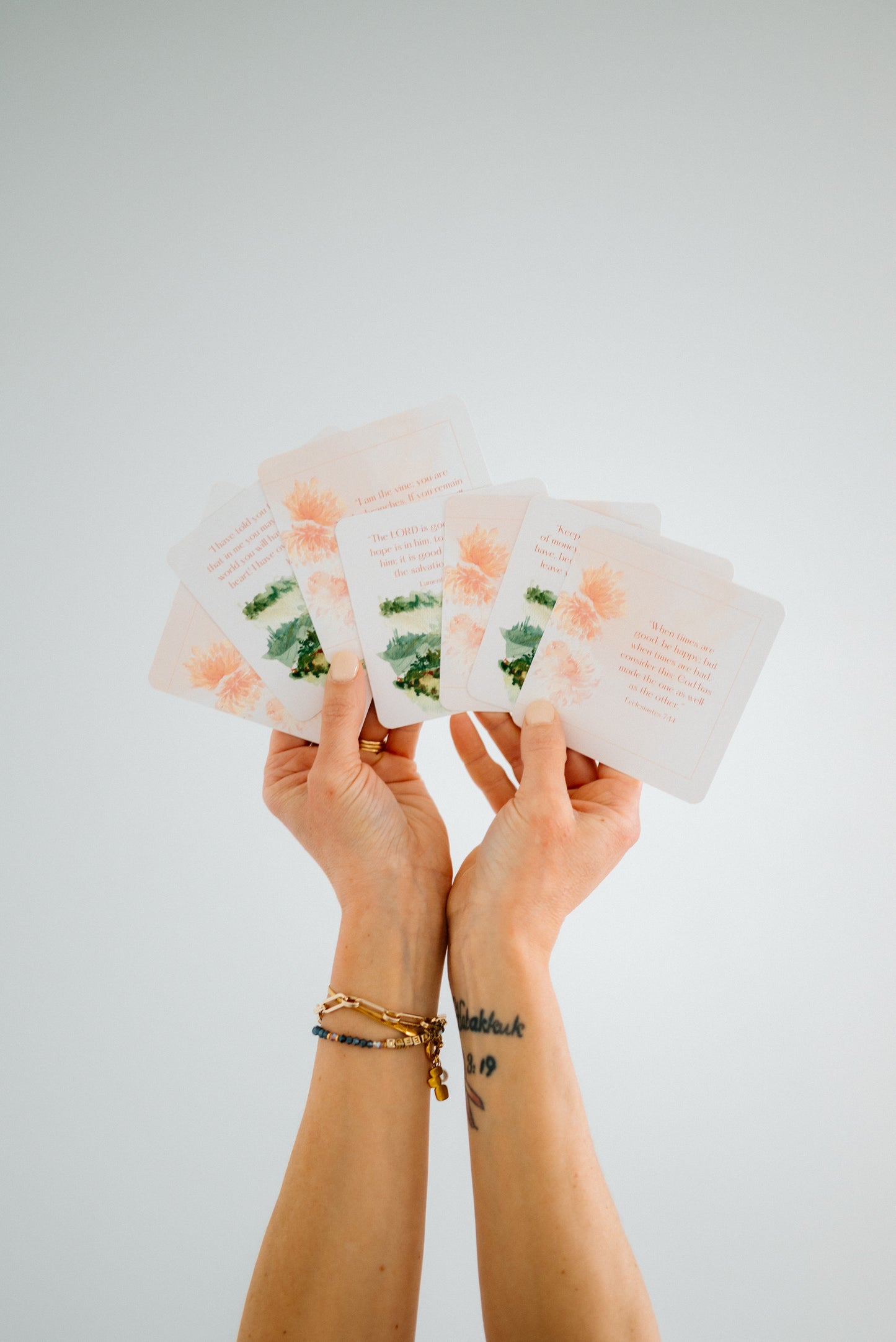 Relcaimed Scripture Cards